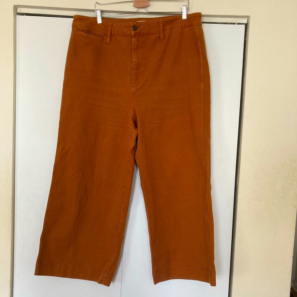 Brown Madewell Wide-let Emmett Pants